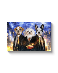 'Harry Doggers 3' Personalized 3 Pet Canvas