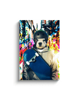 'The Skateboarder' Personalized Pet Canvas