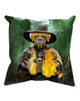 'The Wizard' Personalized Pet Throw Pillow