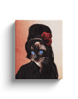'Amy Cathouse' Personalized Pet Canvas