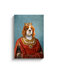 'The Queen' Personalized Pet Canvas