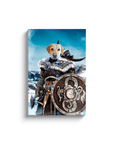 'Viking Warrior' Personalized Pet Canvas