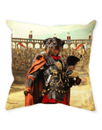 'The Gladiator' Personalized Pet Throw Pillow