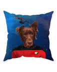 'Doggo-Trek' Personalized Pet Throw Pillow