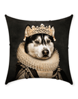 'The Lady of Pearls' Personalized Pet Throw Pillow