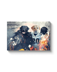 'Las Vegas Doggos' Personalized 2 Pet Canvas