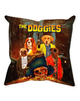 'The Doggies' Personalized 4 Pet Throw Pillow