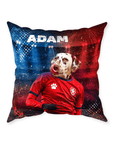 'Czech Doggos Soccer' Personalized Pet Throw Pillow