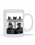'D.W.A (Doggos with Attitude)' Personalized 2 Pet Mug