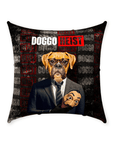 'Doggo Heist' Personalized Pet Throw Pillow