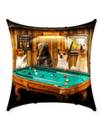 'The Pool Players' Personalized 4 Pet Throw Pillow