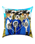 'The 3 Musketeers' Personalized 3 Pet Throw Pillow
