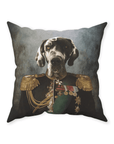 'The General' Personalized Pet Throw Pillow
