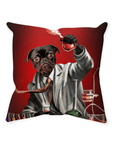 'The Mad Scientist' Personalized Pet Throw Pillow