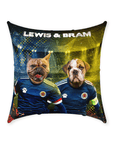 'Scotland Doggos' Personalized 2 Pet Throw Pillow