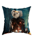 'Wonder Doggette' Personalized Pet Throw Pillow