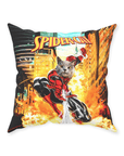 'SpiderCat' Personalized Pet Throw Pillow