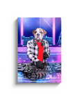 'The Male DJ' Personalized Pet Canvas