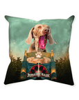 'Jurassic Bark' Personalized Pet Throw Pillow