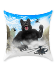 'Kong-Dogg' Personalized Pet Throw Pillow