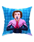 'Woofard Simmons' Personalized Pet Throw Pillow
