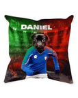 'Italy Doggos Soccer' Personalized Pet Throw Pillow