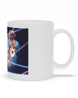 '1980's Lazer Portrait (4 Females)' Personalized 4 Pet Mug