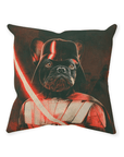 'Darth Woofer' Personalized Pet Throw Pillow