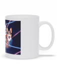 '1980's Lazer Portrait (Females)' Personalized 3 Pet Mug
