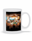'The Poker Players' Personalized 7 Pet Mug