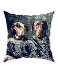 'The Army Veterans' Personalized 2 Pet Throw Pillow