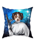 'Princess Leidown' Personalized Pet Throw Pillow