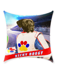 'Ricky Doggy' Personalized Pet Throw Pillow