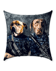 'The Navy Veterans' Personalized 2 Pet Throw Pillow
