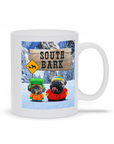 'South Bark' Personalized 2 Pet Mug