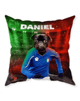 'Italy Doggos Soccer' Personalized Pet Throw Pillow
