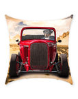 'The Hot Rod ' Personalized Pet Throw Pillow
