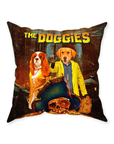 'The Doggies' Personalized 2 Pet Throw Pillow