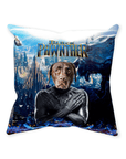 'Black Pawnther' Personalized Pet Throw Pillow