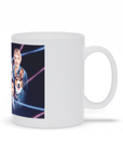 '1980s Lazer Portrait 2 Pet & Humans(Females)' Personalized Mug