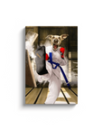 'Taekwondogg' Personalized Pet Canvas