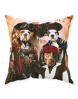 'The Pirates' Personalized 4 Pet Throw Pillow
