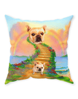 'The Rainbow Bridge' Personalized Throw Pillow