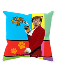 'The Spy Who Humped Me' Personalized Pet Throw Pillow