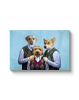 'Step Doggos and Doggette' 3 Pet Canvas