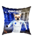 'England Doggos Soccer' Personalized Pet Throw Pillow