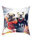 'Denver Doggos' Personalized 2 Pet Throw Pillow