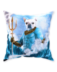 'Pawseidon' Personalized Pet Throw Pillow