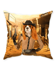 'The Cowgirl' Personalized Pet Throw Pillow
