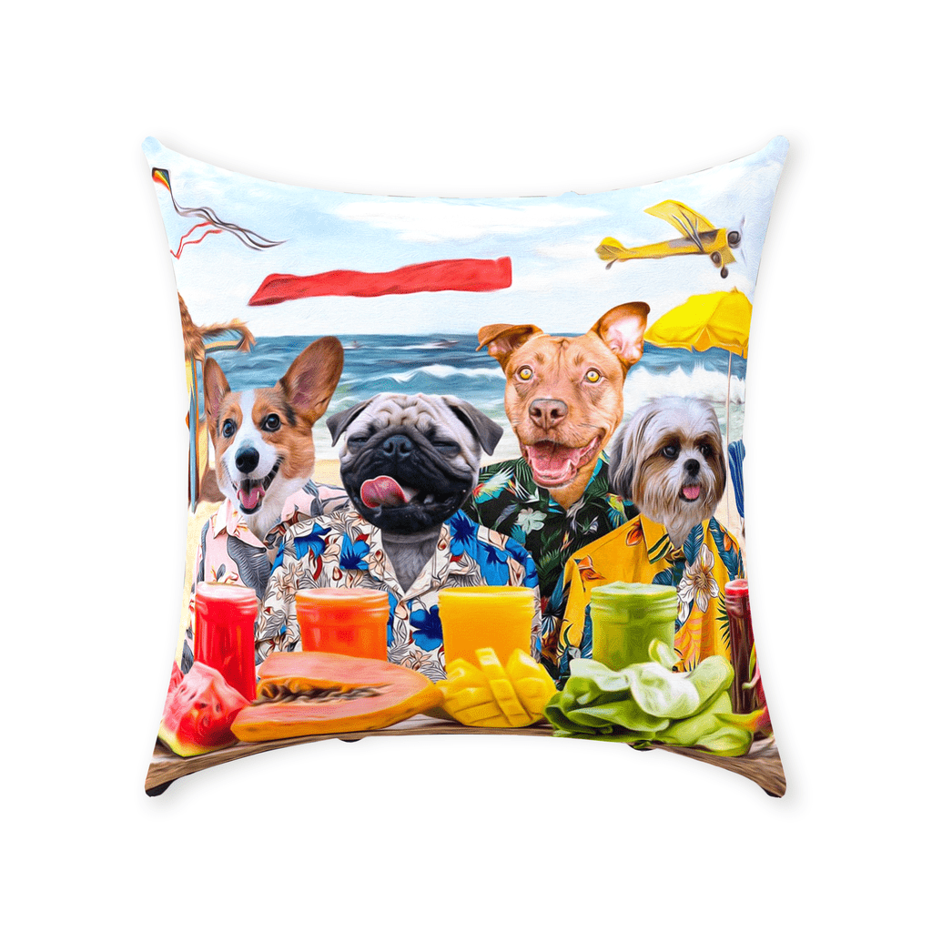 The Beach Dogs' Personalized 4 Pet Puzzle – doggovinci